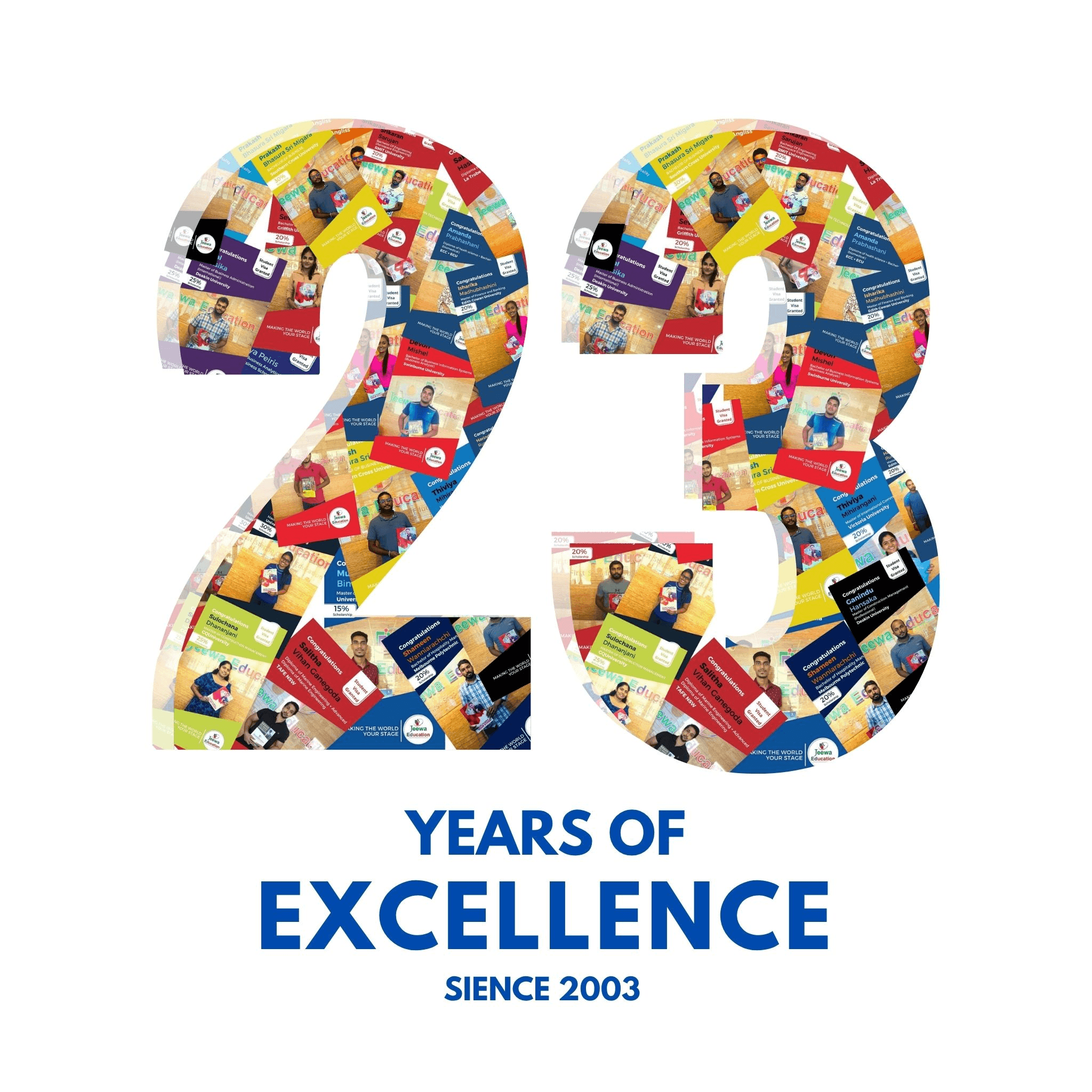23 years of excellence since 2003